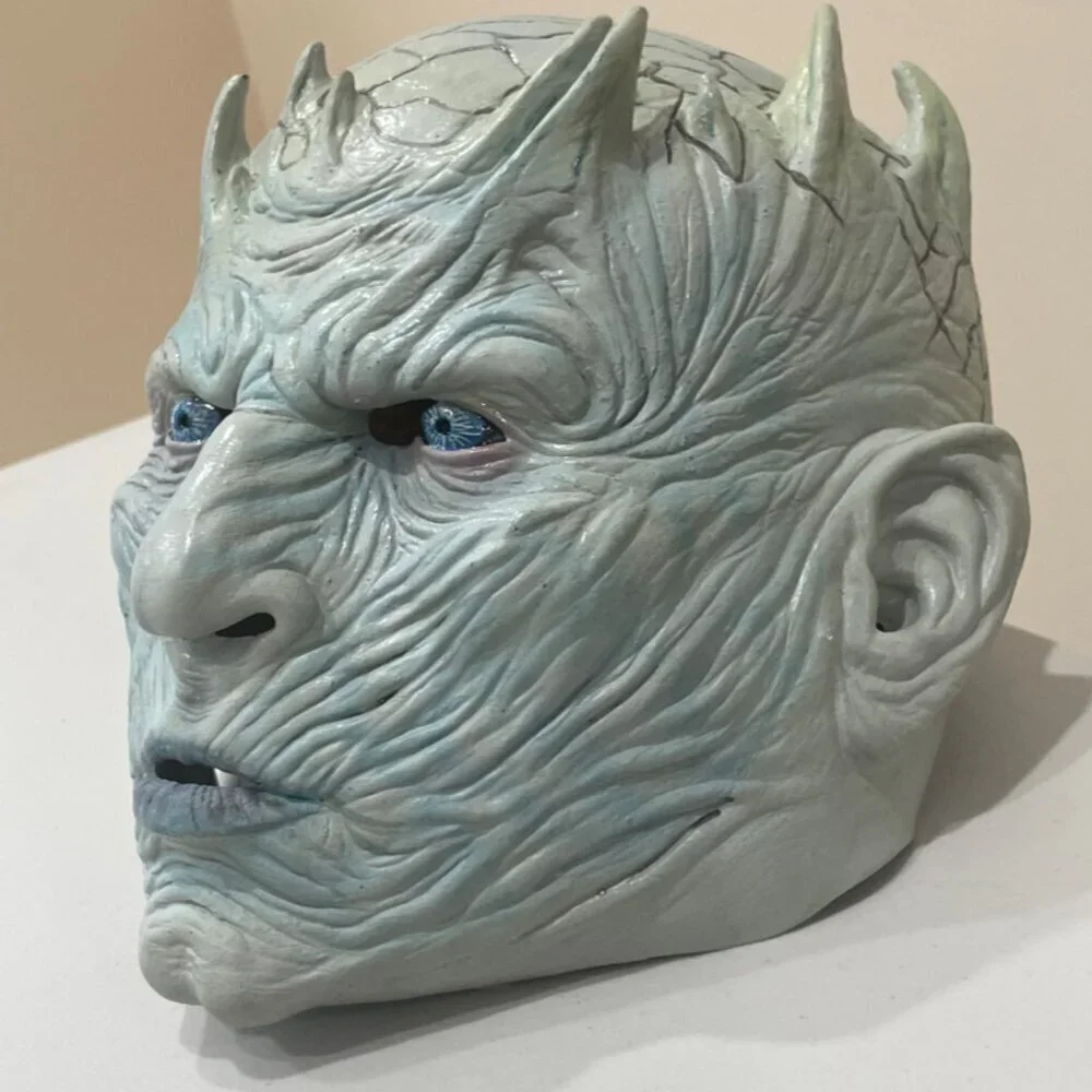 GAME OF THRONES NIGHT KING LATEX MASK ADULT SIZE‎ REALISTIC GOTHIC COLLECTIBLE